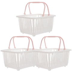 Gadpiparty small plastic basket with handles for eggs, easy transport and storage.