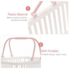 Gadpiparty basket with handles for fruits, keeps produce organized on trips.