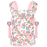 GAGAKU baby doll carrier in pink plum close-up showing soft cotton lining for gentle skin