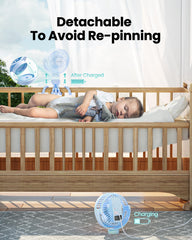 Gaiatop mini fan 360° rotation offers flexible comfort at any angle
