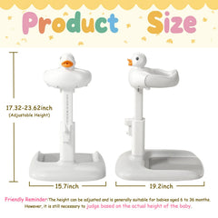 Gakfawd adjustable-height bath stand helps growing babies stay secure