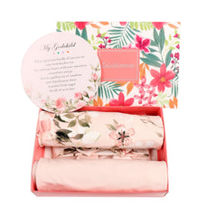 Galabloomer vintage rose swaddle blanket keeps baby cozy during cuddles