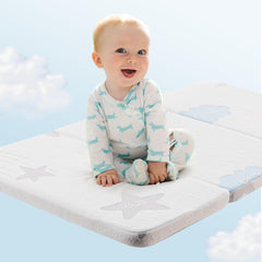 Soft quilted surface on the Ganondorf mattress provides gentle cushioning with no noisy crinkles.