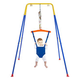 Gaorui baby jumper blue hanging shelf shows sturdy design for safe, engaging play