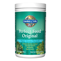 Garden of Life Perfect Food Original 300g tub front view for daily greens intake.