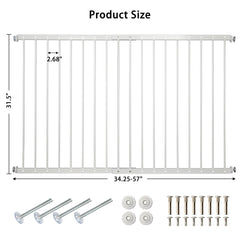 Gardenova guards show safe spacing with a 2.68-inch gap for protection.