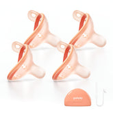 Garkoko baby pacifiers 0-6 months set provides convenient soothing on the go.
