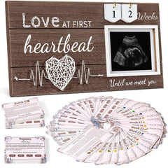 Garybank Love at First Heartbeat frame displaying ultrasound motif for sentimental keepsakes.