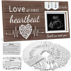 Garybank Love at First Sight ultrasound frame for weekly photos and keepsake.
