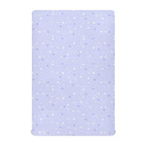 Gbjiemia cute purple star crib sheet with breathable fabric for comfy naps.