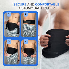 GBmates ostomy belt leak-prevention design supports swimming and shower use.