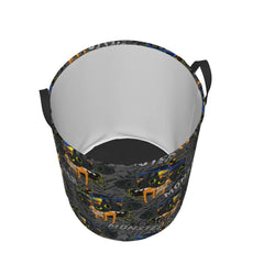 Gbuzozie Monster Trucks open-top basket for easy loading and quick cleanup.