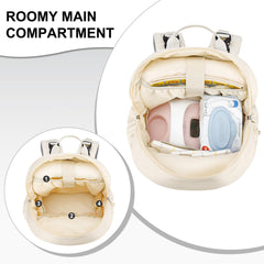 GDNasist water-resistant nylon outer protects gear and cleans easily after use.