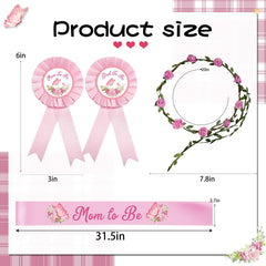 GDTO8820 dad-to-be pin with butterfly detail enhances gender reveal styling.