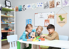 GEANHIL dinosaur wall art for nursery, adds whimsy to playtime and reading corners.