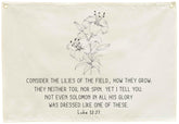 GEANHIL rectangular scripture banner for nursery crib decor adds a calm focal point