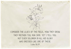 GEANHIL rectangular scripture banner for nursery crib decor adds a calm focal point