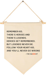 GEANHIL Remember banner in nursery wall decor for cozy ambiance.