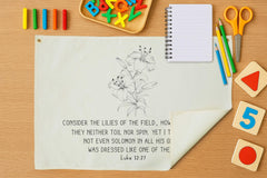 GEANHIL wall decor with Bible verse provides gentle inspiration in the nursery