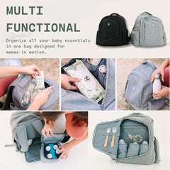 Gearbaby neoprene cooler bag keeps milk bottles cool while commuting.