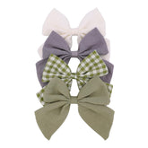 Gebelle Sailor Bow Hair Clip in Green Spring for daily wear and easy styling