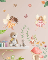 Gee Hut woodland mushroom wall decal creates a playful forest vibe on walls