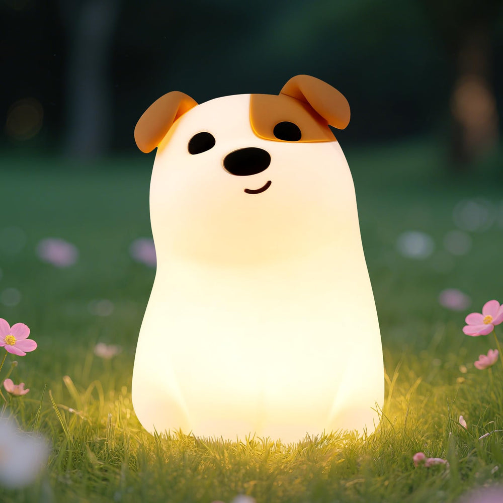 Gefaxi squishy puppy night light with RGB mode for cozy dorm rooms