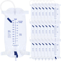 Geiserailie leg bag showing 1000 ml capacity for long-lasting urinary drainage comfort.