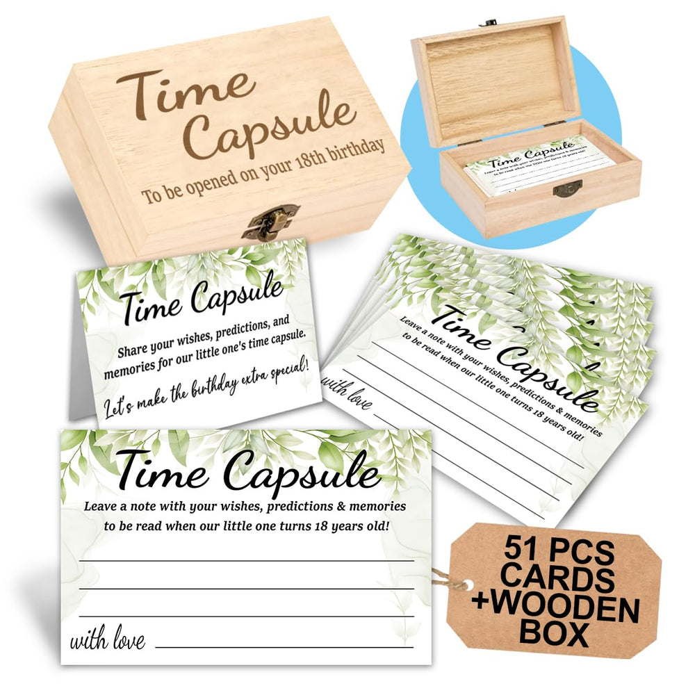 Gejoyse Time Capsule box cover with premium finish for durable memories.