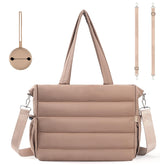 GEMIU Diaper Bag Tote main compartment offers expansive storage for daily essentials.