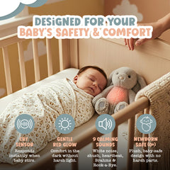 Gemma Joy Heartbeat Melodies soothe infant to sleep