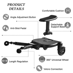 GemonExe extendable-connectors align with stroller height and width precisely.