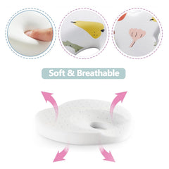 Generic Baby Pillow breathable cover helps keep infants cool and comfortable.