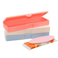 Generic Crush-Proof Baby Snack Holder blue, compact diaper bag essential for on-the-go parents.