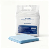 Home by Jackie disposable underpad with waterproof backing protects surfaces.