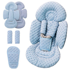 Generic infant insert dots dark blue front view with head support