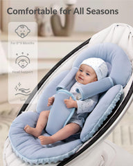 Generic infant insert dots dark blue head and body padding detail