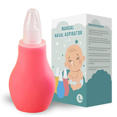 Generic Nasal Aspirator pink bulb for gentle nasal clearance in newborns.