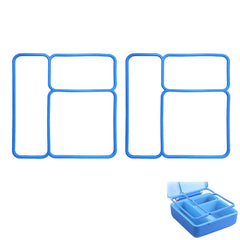 Generic OmieBox leakproof seal two-pack front view, ready for quick replacement.