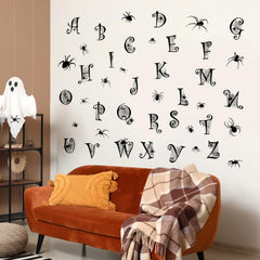 Generic PVC spider web decals with easy residue-free removal