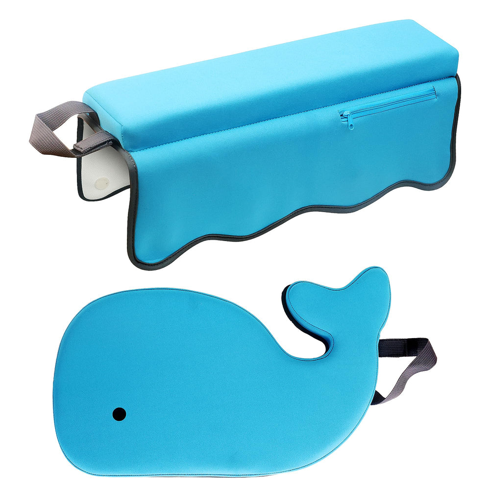 Generic Whale Bath Kneeler padded cushion relieves knee pressure during bath time