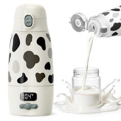 GENTLE BOTTLE portable warmer front view shows compact travel-friendly design.