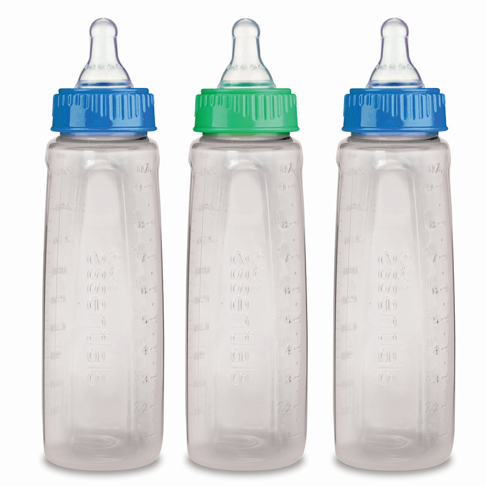 Gerber First Essential Clear View Nurser bottle nipple closeup for comfortable feeding
