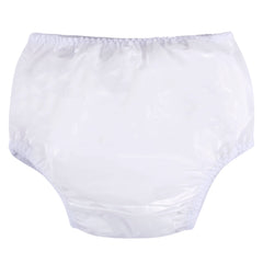 Gerber plastic pants with elastic waistband for comfortable, quick diaper changes