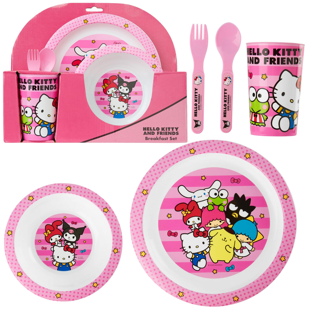 Get Trend Hello Kitty plate for kids, BPA-free plastic for safe everyday meals