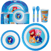 Get Trend Sonic blue plate for durable kid meals