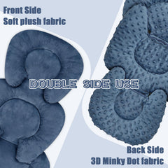 GFU infant car seat insert body support keeps tiny backs aligned.