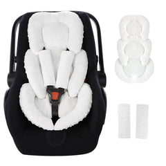 GFU infant car seat insert provides head and body support for newborn rides