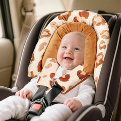 GFU pink floral pattern and solid body insert add style to the seat