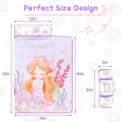 GFU nap mat with removable pillow, easy washing and care